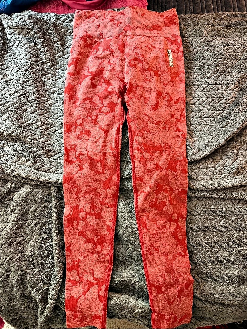 Gymshark Adapt Camo Seamless Leggings Red